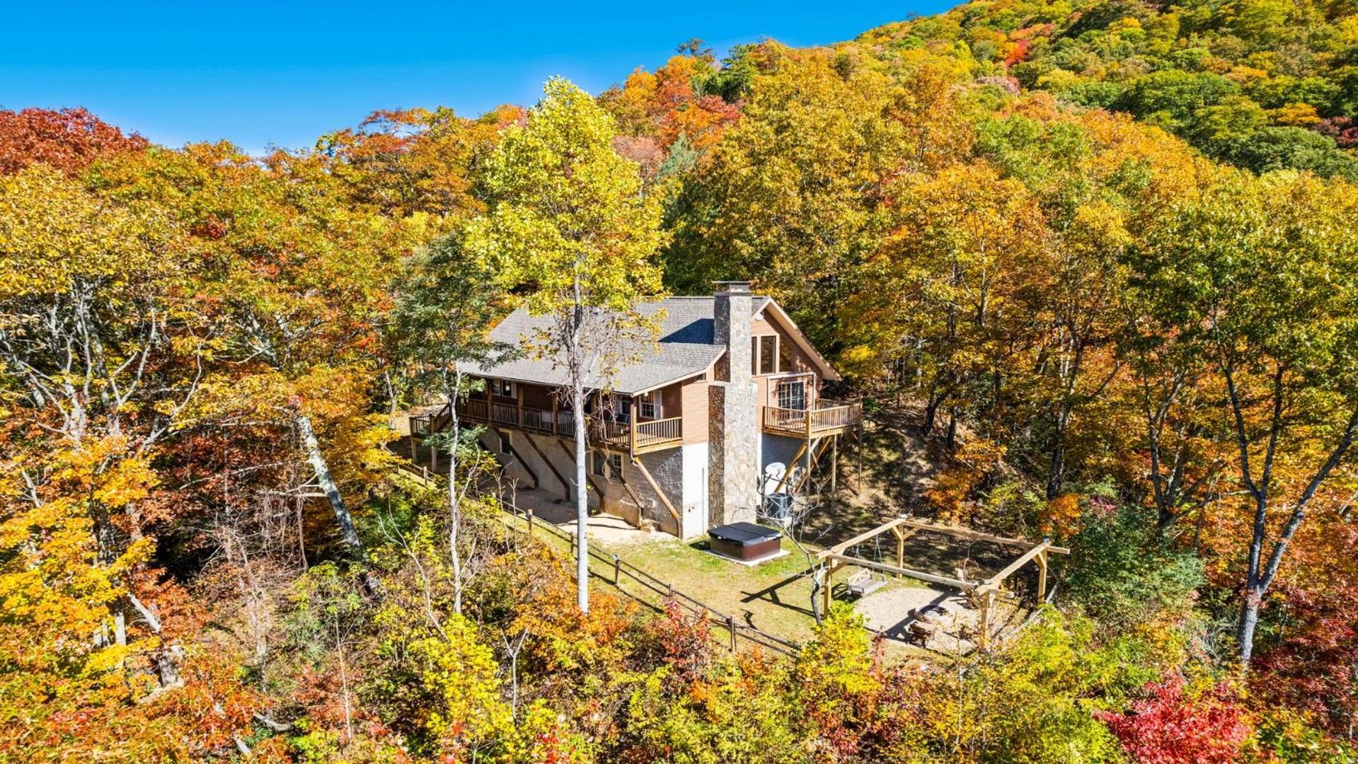 Maggie Valley Cabin With Beautiful Mountain Views, Hottub, Pet Friendly, Gameroom, Fireplace ภายนอก รูปภาพ
